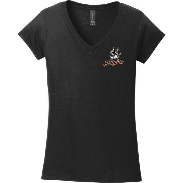 Danbury Hat Tricks Softstyle Ladies Fit V-Neck T-Shirt