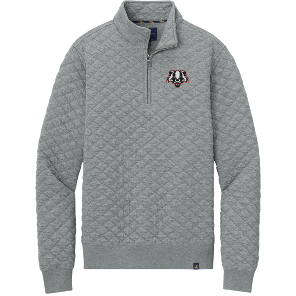 Scary Badgers Brooks Brothers Diamond Quilt 1/4-Zip