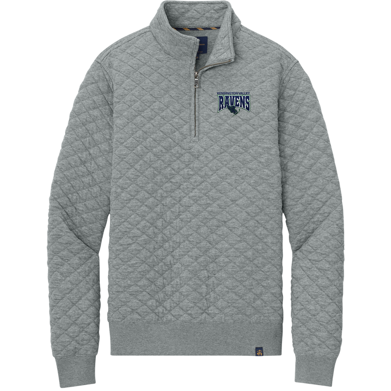 Kensington Valley Ravens Brooks Brothers Diamond Quilt 1/4-Zip