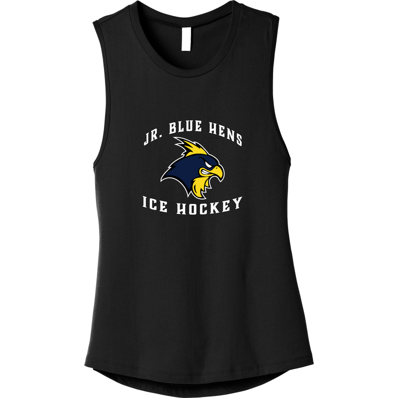 Delaware Jr. Blue Hens Womens Jersey Muscle Tank