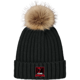 King Cobras Faux Fur Pom Beanie