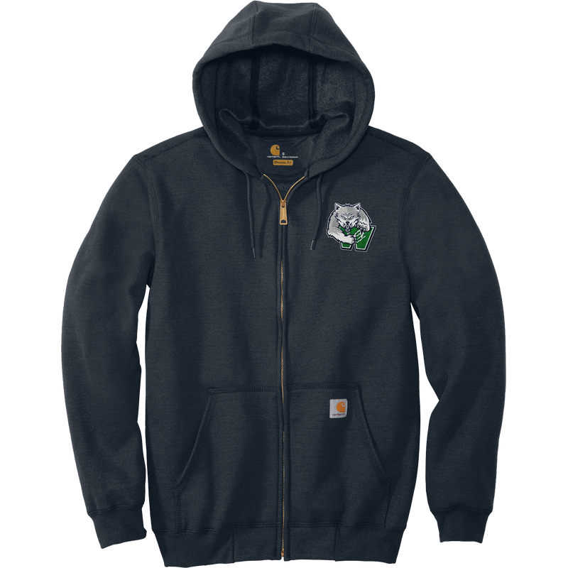 Woodbridge Wolfpack Carhartt Midweight Hooded Zip-Front Sweatshirt