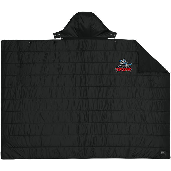 NJ Titans Eddie Bauer Puffy Camp Poncho