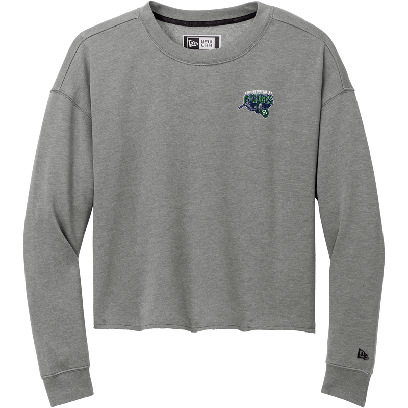 Kensington Valley Raiders New Era Ladies Tri-Blend Fleece Crop Crew
