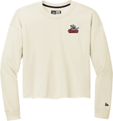 NJ Titans New Era Ladies Tri-Blend Fleece Crop Crew