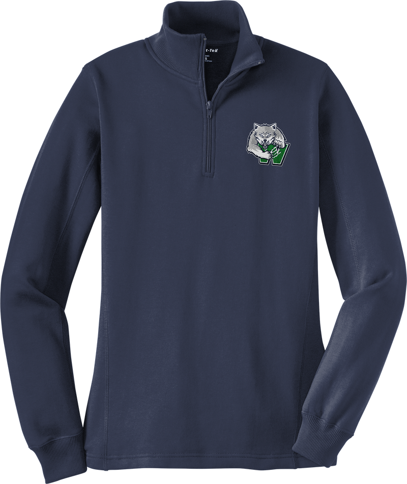 Woodbridge Wolfpack Ladies 1/4-Zip Sweatshirt