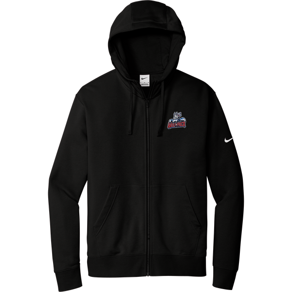Hartford Jr. Wolfpack Nike Club Fleece Sleeve Swoosh Full-Zip Hoodie