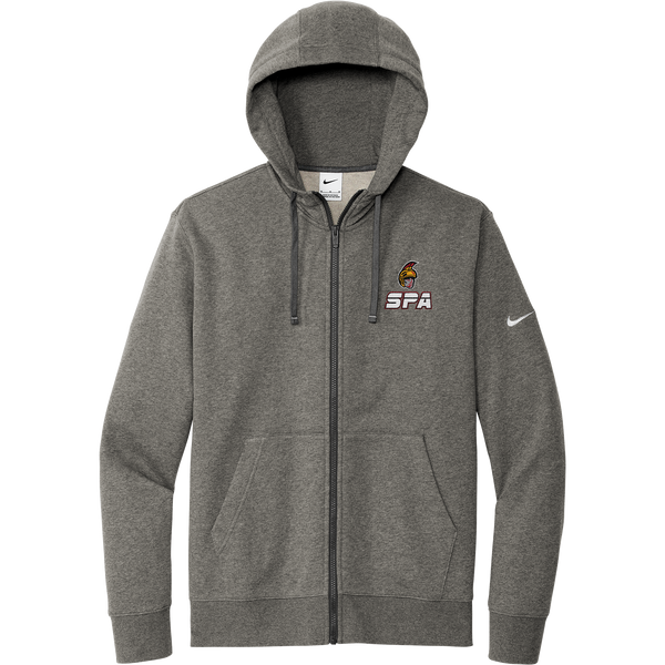 Seacoast Spartans (SPA) Nike Club Fleece Sleeve Swoosh Full-Zip Hoodie
