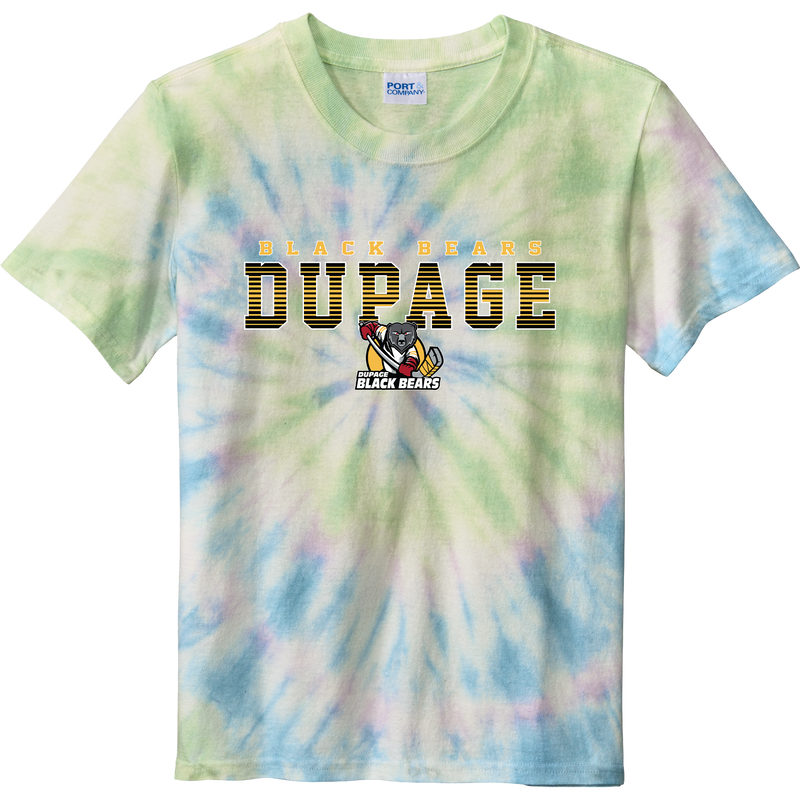 Dupage Black Bears Youth Tie-Dye Tee