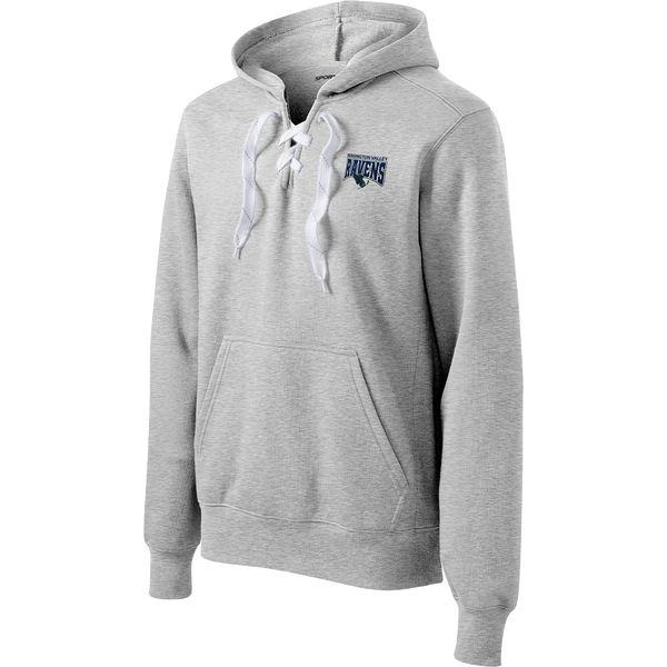 Kensington Valley Ravens Lace Up Pullover Hooded Sweatshirt