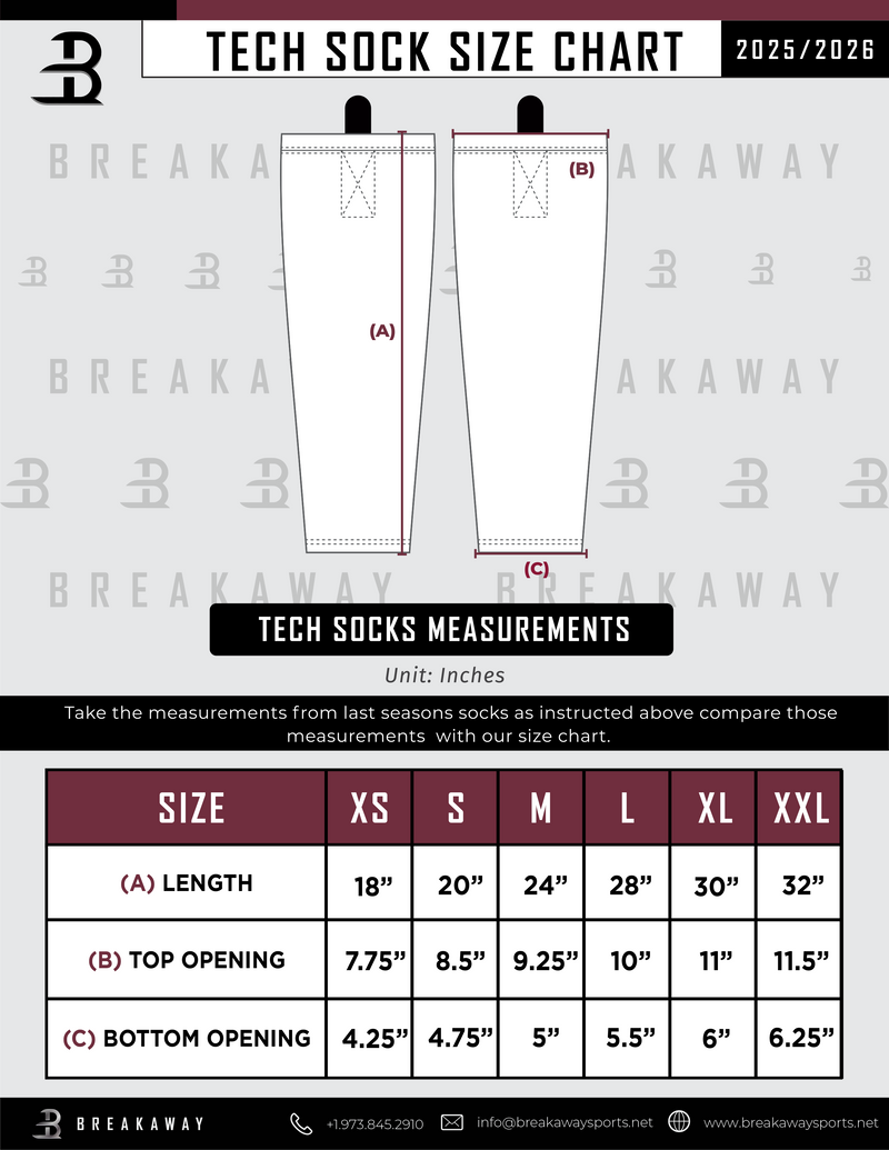 Pittsburgh Huskies Sublimated Tech Socks - White