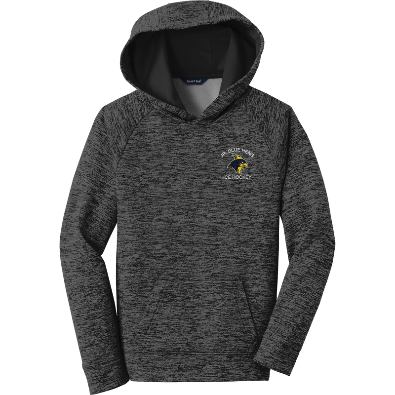 Delaware Jr. Blue Hens Youth PosiCharge Electric Heather Fleece Hooded Pullover