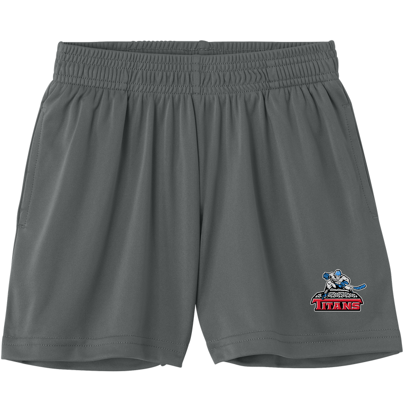 NJ Titans Youth PosiCharge Competitor 5 Inch Pocketed Short