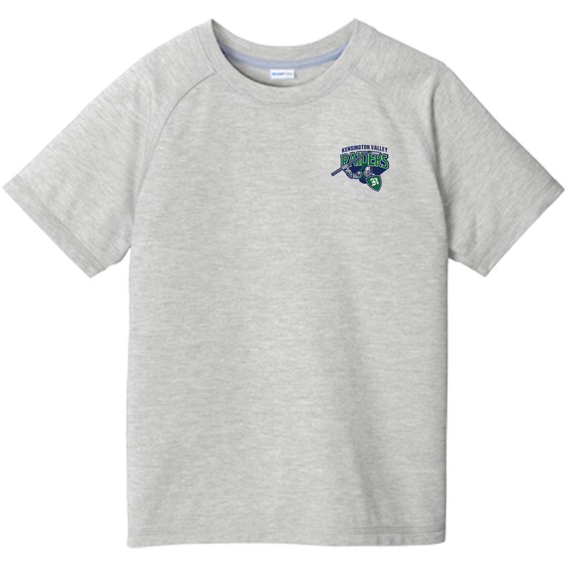 Kensington Valley Raiders Youth PosiCharge Tri-Blend Wicking Raglan Tee
